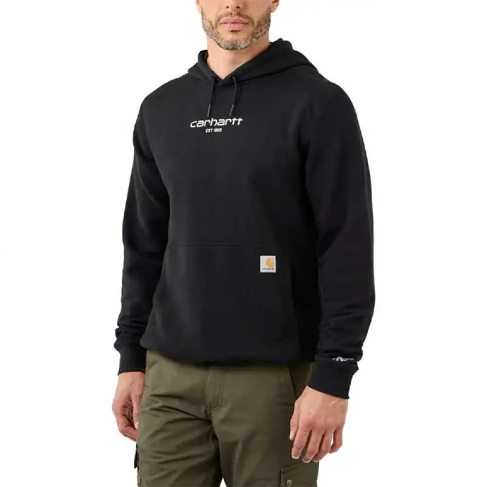 

Худи Carhartt Force Logo Graphic Lightweight, серый