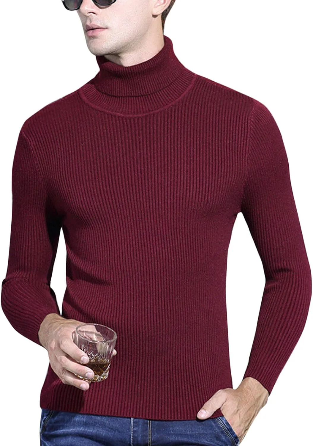 

Термобелье Flygo мужское утепленное вязаное водолазка