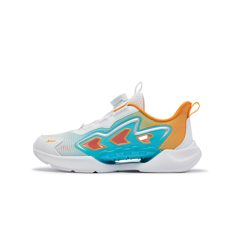 

XTEP Кроссовки детские с низким верхом, устойчивые к скольжению, TEBU White Bay Blue Kids