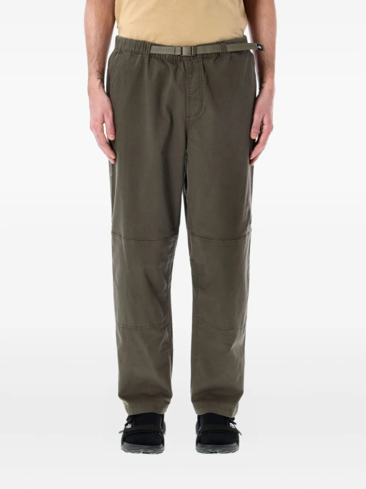 

Брюки из эластичного хлопка The North Face, зеленый
