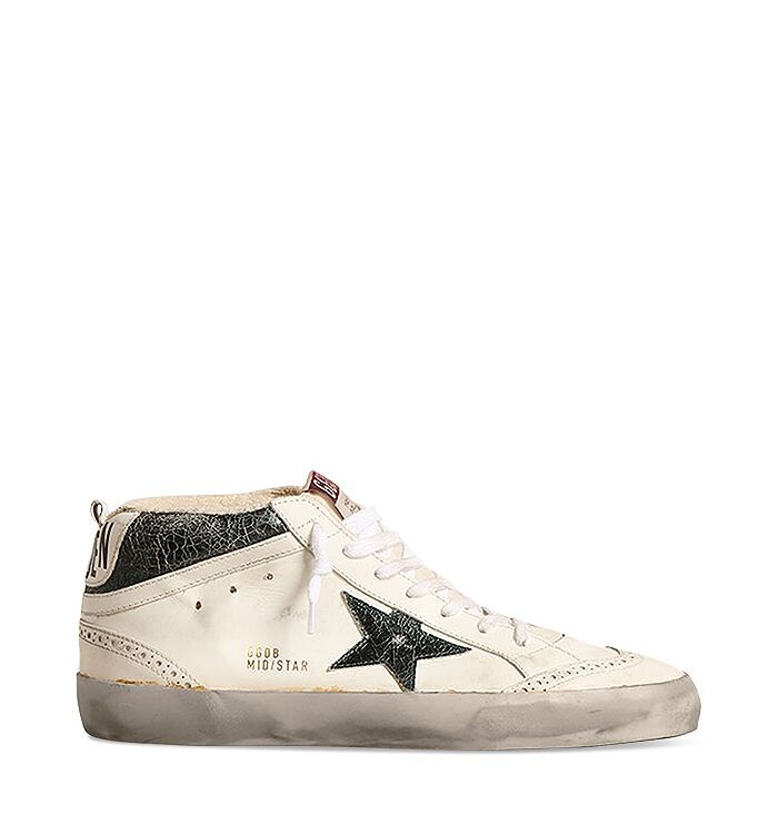 

Мужские кроссовки Golden Goose Mid Star со шнуровкой и кончиками крыльев, слоновая кость/кремовый, Бежевый, Мужские кроссовки Golden Goose Mid Star со шнуровкой и кончиками крыльев, слоновая кость/кремовый