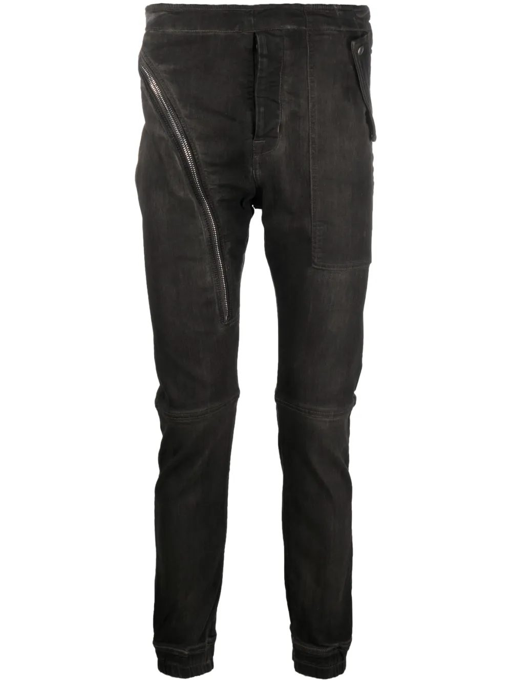 

Узкие джинсы с молниями Rick Owens DRKSHDW, черный