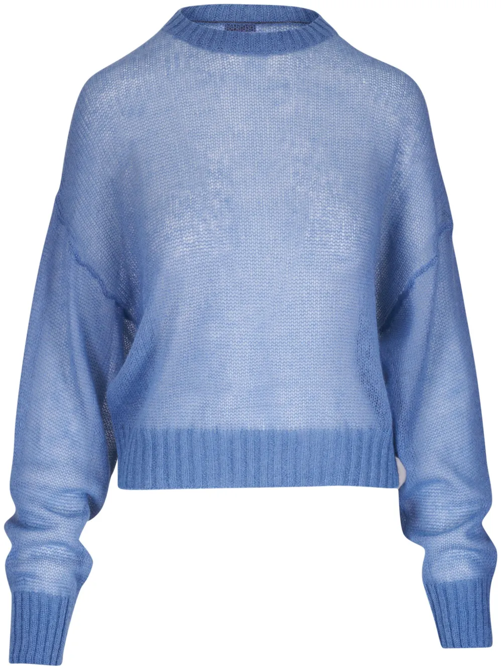 

Джемпер с приспущенными плечами Brunello Cucinelli, синий