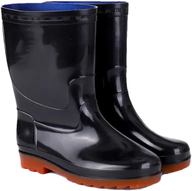 

Женские и мужские низкие и высокие резиновые сапоги с трубкой, водонепроницаемые рыбацкие сапоги, парные, противоскользящие водные обувь, для улицы, садовые и резиновые сапоги Generic, 858 Mid