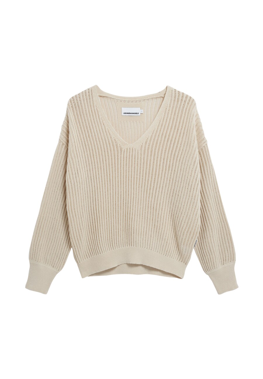 

Свитер ARMEDANGELS Rabeaa Crochet Lino, белый