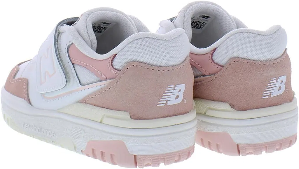 Кроссовки New Balance Kids 574 New-b V2, белый/розовый — фото 4