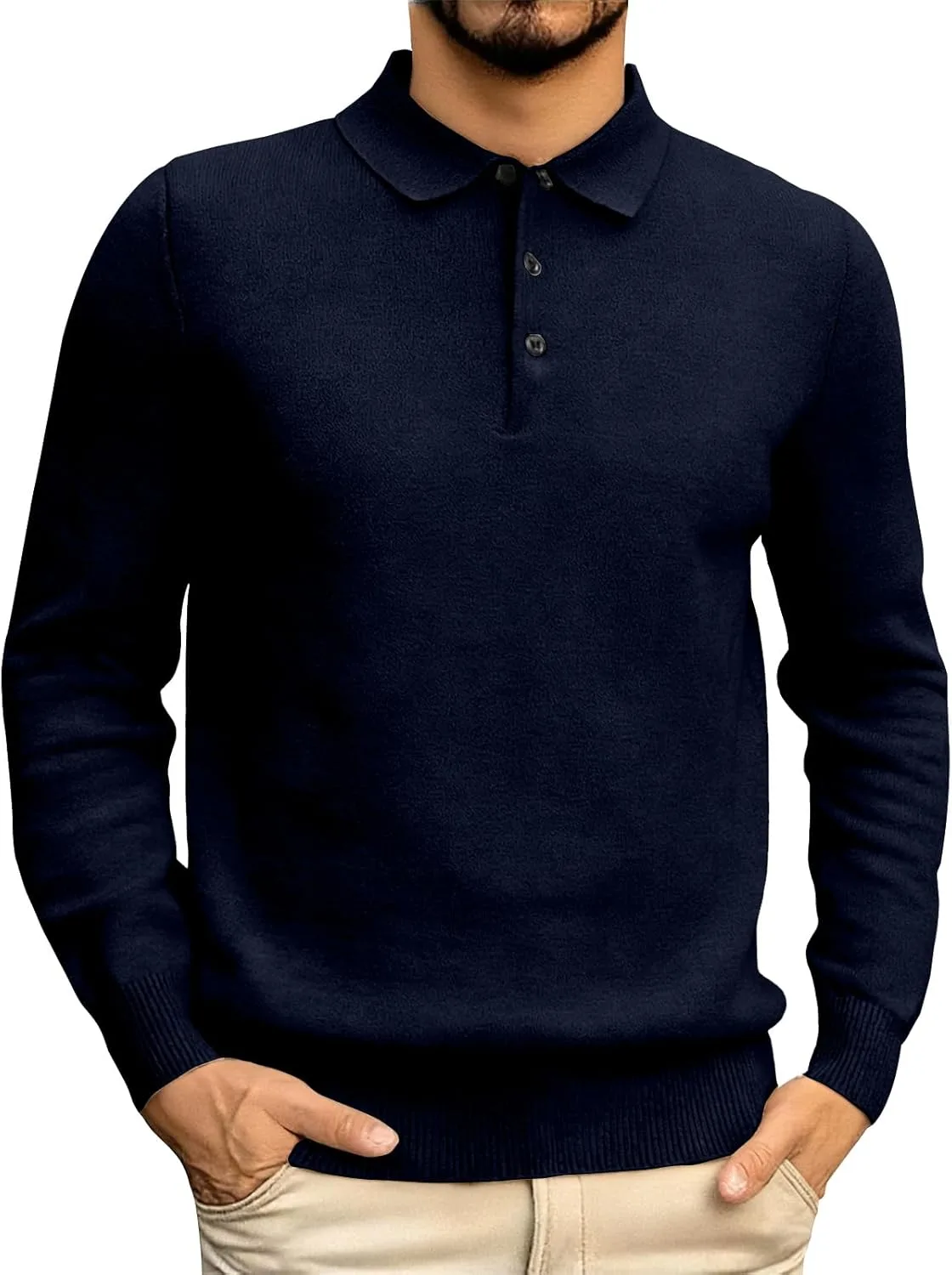 

Мужской свитер с четвертью молнией