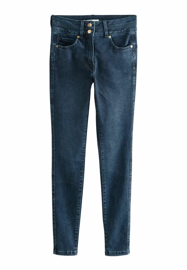 Джинсы-Скинни с эффектом подтяжки и придания формы Next, Dark Blue Denim — фото 4