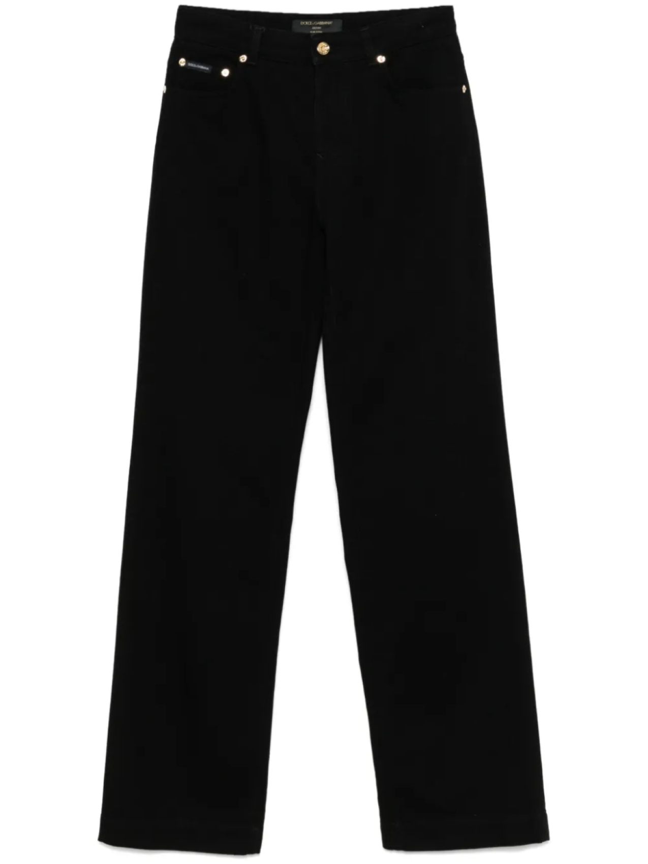 

Dolce & Gabbana прямые джинсы, черный