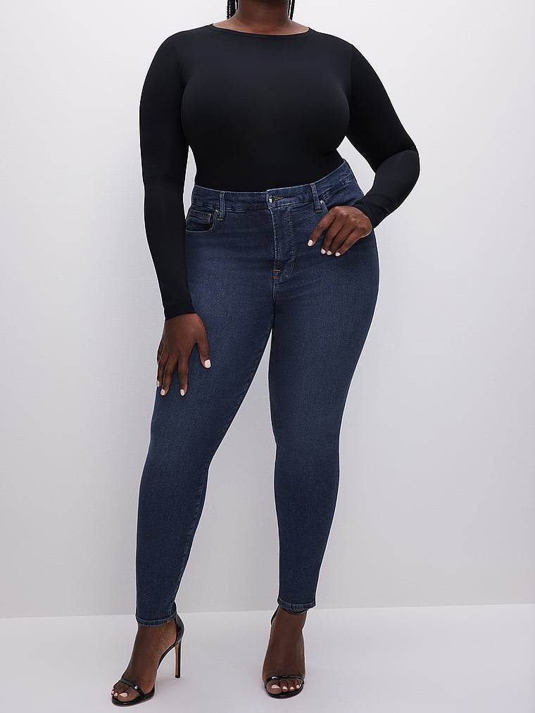 

Джинсы скинни для хороших ног Good American, blue