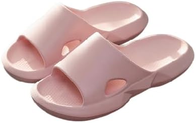 

Платформенные тапочки-подушки для мужчин и женщин, легкие шлепанцы с открытым носком для душа, удобные женские слайды «Облако», летние плоские сандалии Bydzkj, розовый