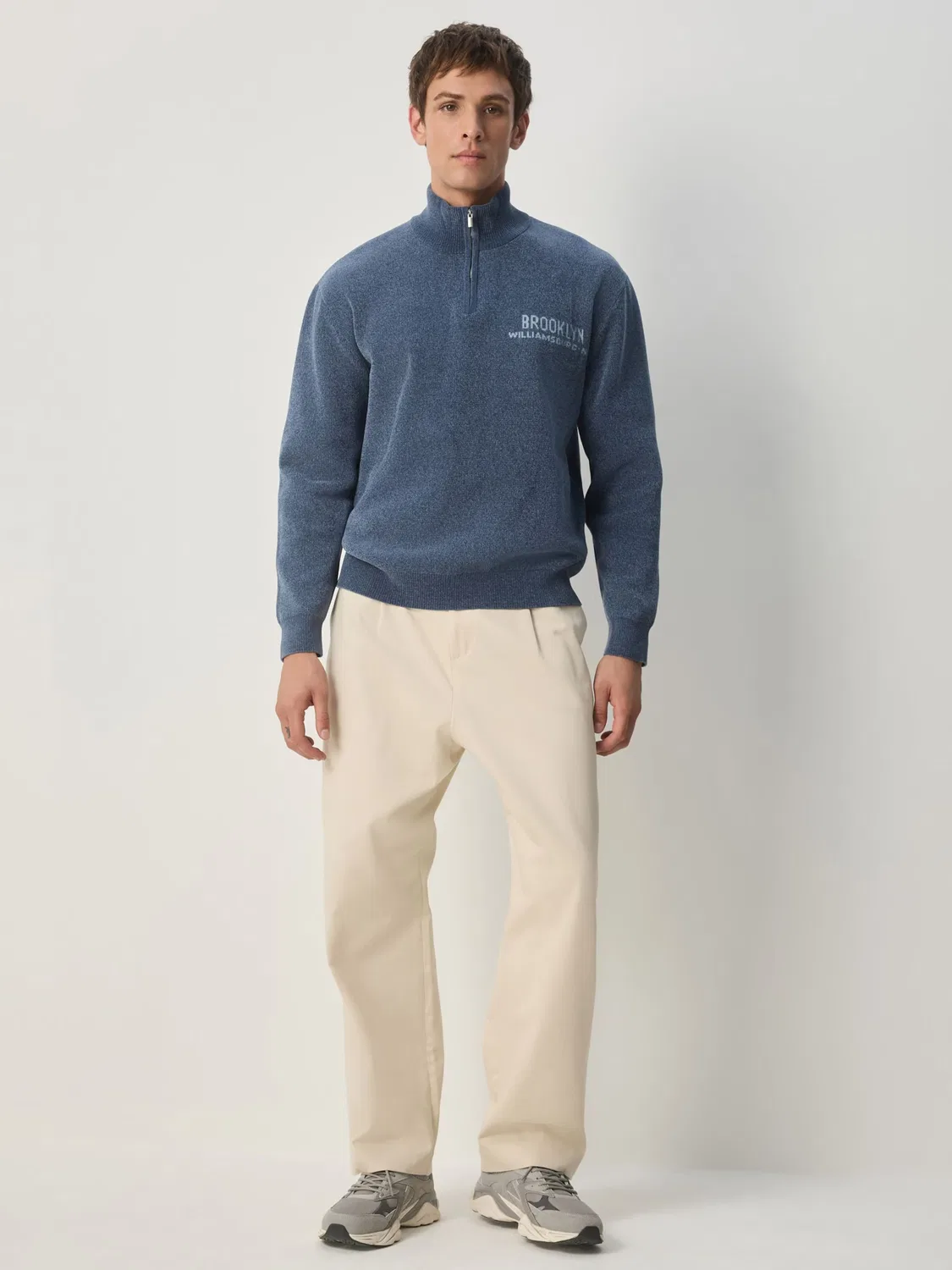 Свитер 'Brooklyn' Next, Blue Denim — фото 4