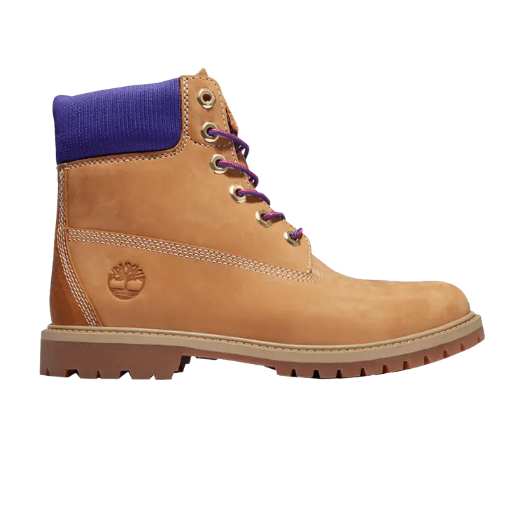 

Ботинки Timberland Wmns 6 Inch Premium Boot Wheat Purple, желто-коричневый