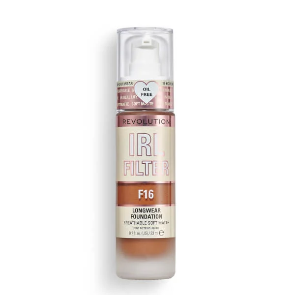 

Стойкая тональная основа irl filter Makeup Revolution, 23 мл., цвет f16