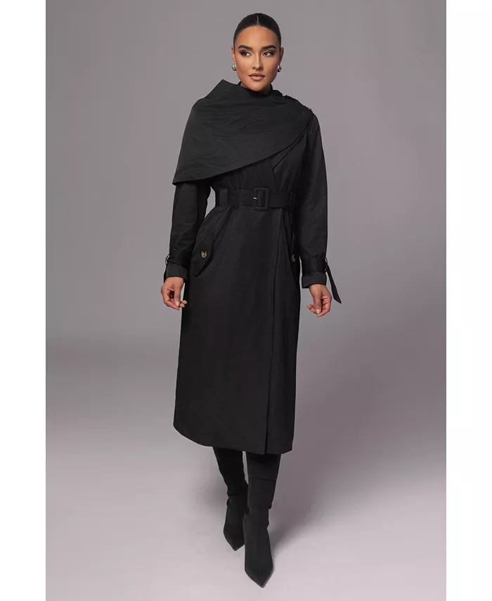 

Женское классическое тренчкот The Classic Trench Coat JLUXLABEL, черный