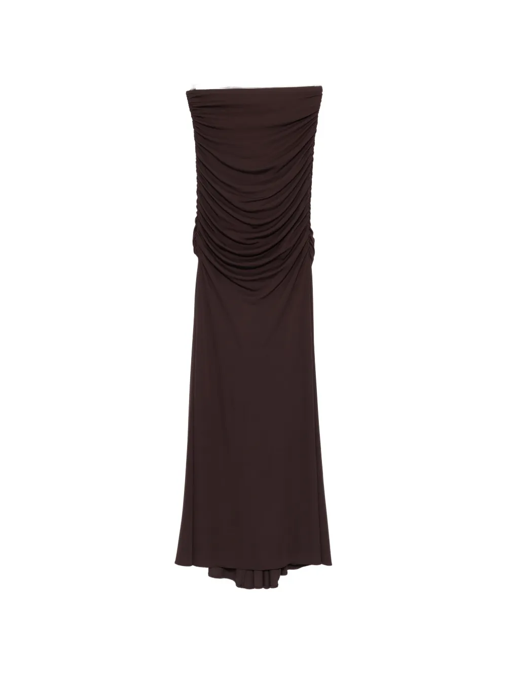 

Юбка с драпировкой Elisabetta Franchi, коричневый