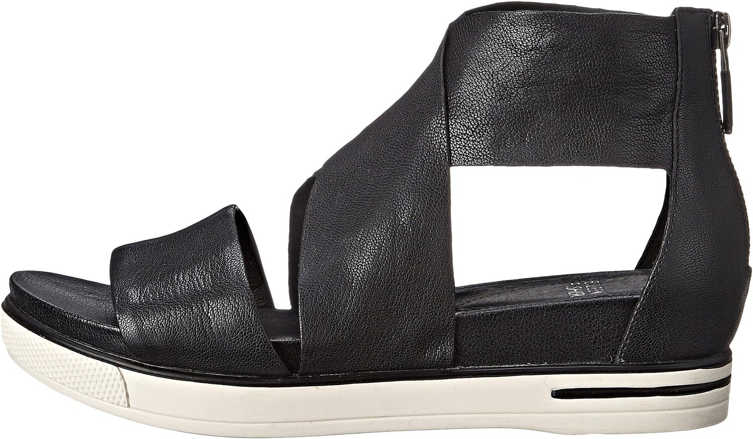 Сандалии на плоской подошве Sport Eileen Fisher, цвет Black Tumbled Leather — фото 4