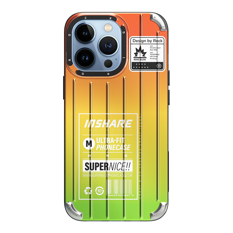 

Персонализированный модный и классный чехол ROCK Locke Symphony Series для мобильного телефона Apple iPhone 14, Purple Roland