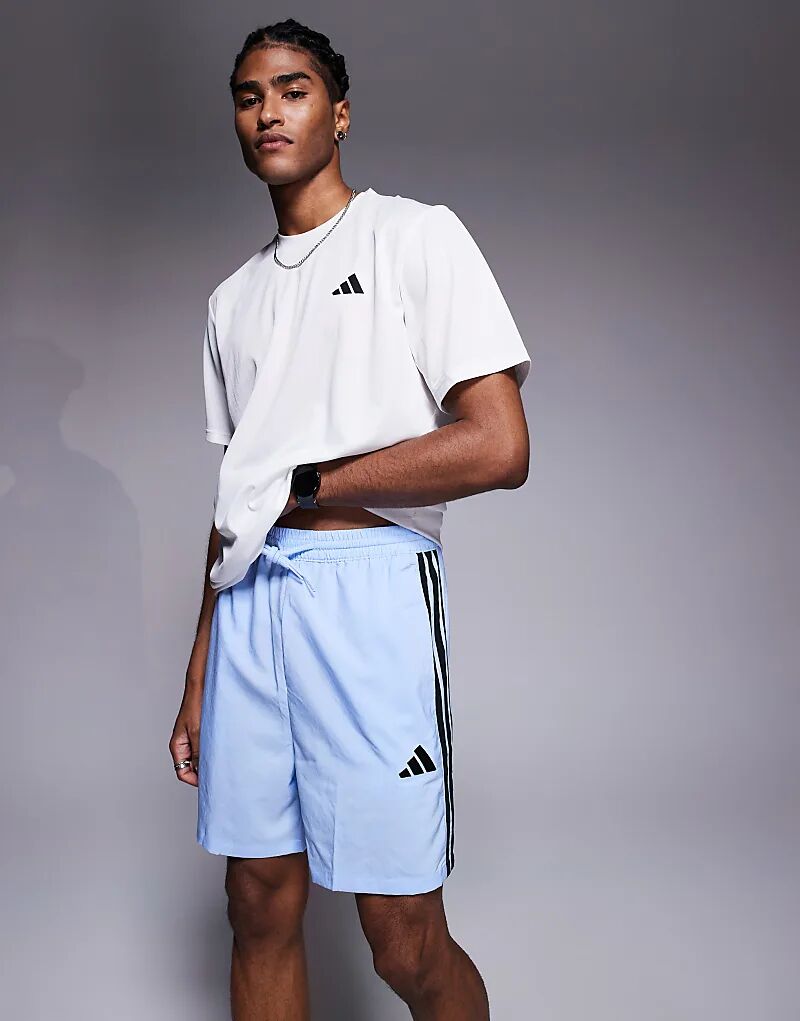 

Шорты adidas Sportswear Three Stripe синего цвета Adidas Originals