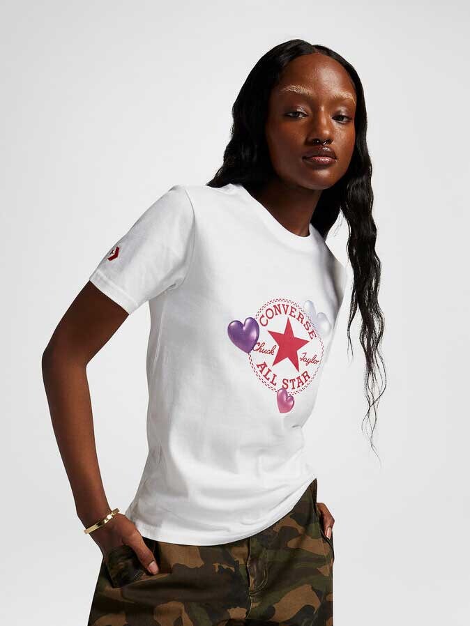 

Футболка Converse BEMY2K Slim Fit Tee, белый
