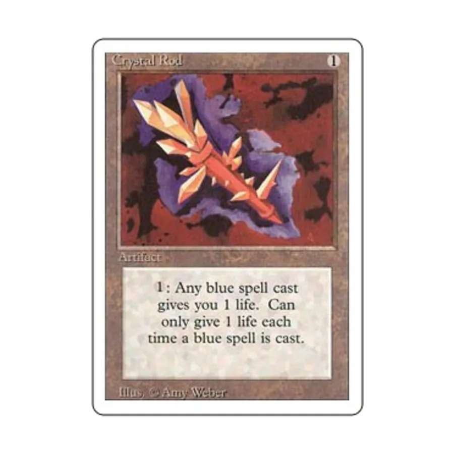 

CCG Хрустальный жезл (U), MTG - 3rd Edition (Revised)