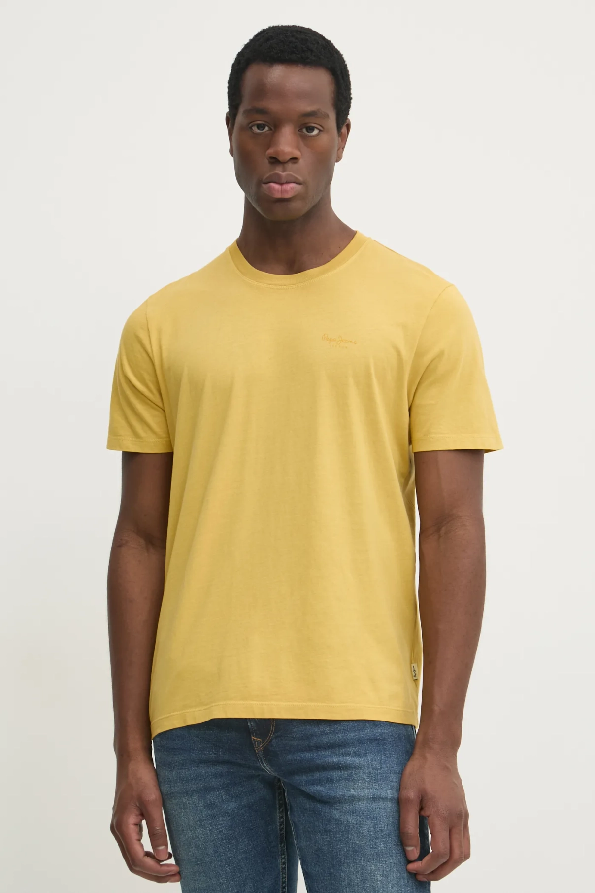 

Футболка Jacko из хлопка Pepe Jeans, желтый