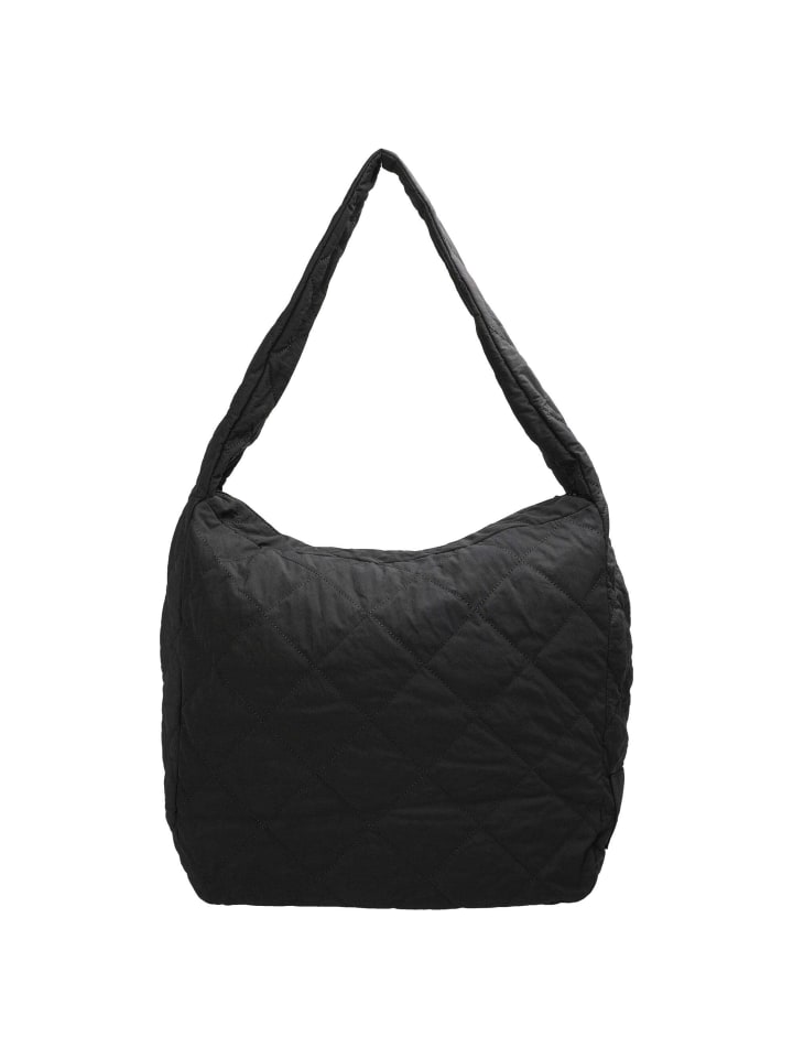 

Seidenfelt Сумка Hetta Maxi Hobo - наплечная сумка 42 см (холодный серый) черного цвета