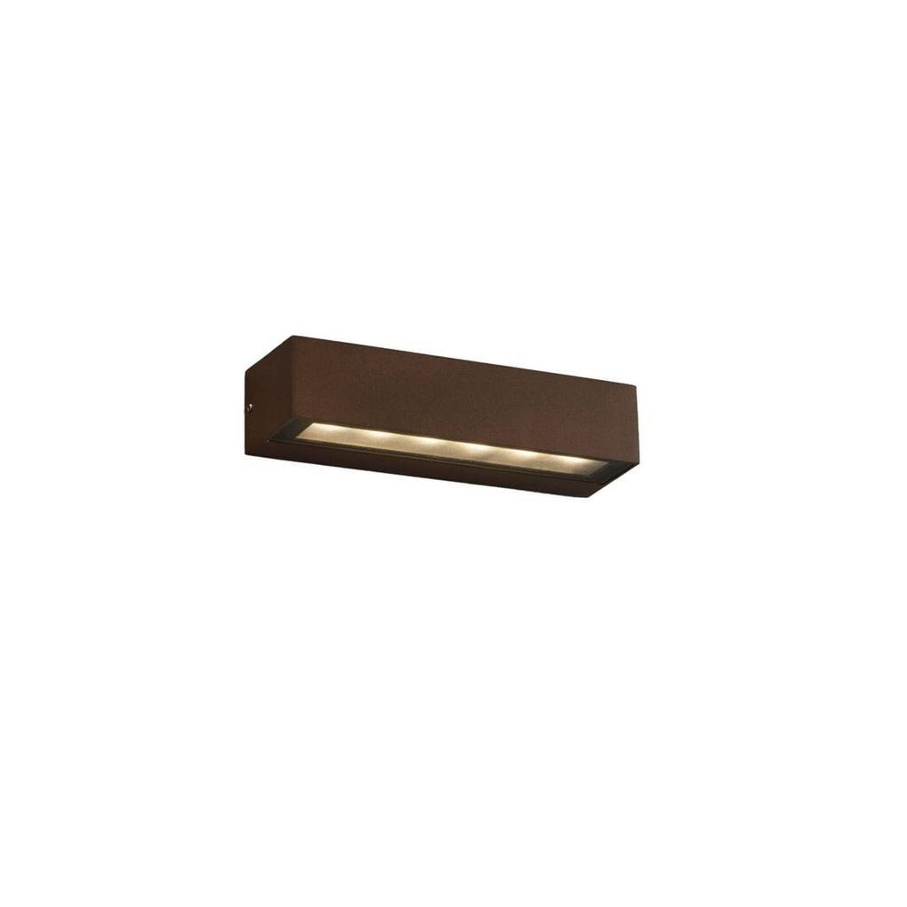 

Настенный светильник Faro Doro-13 Led 2X6.5W 3000K Brown Oxido, коричневый