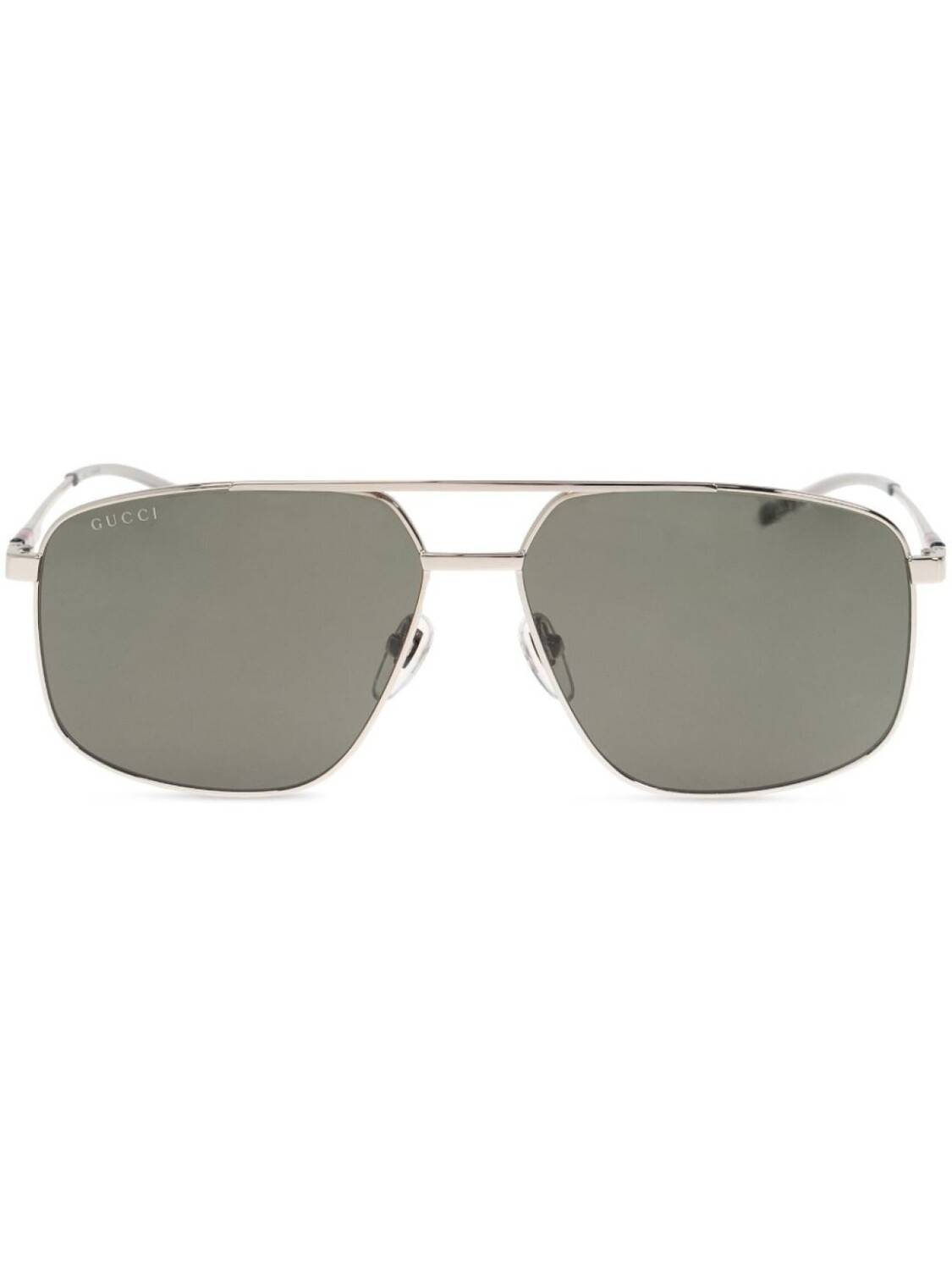 

Gucci Eyewear солнцезащитные очки Navigator, золотистый