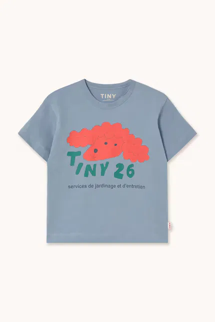 Футболка с принтом Red Dog Graphic Tee Tinycottons, синий — фото 2