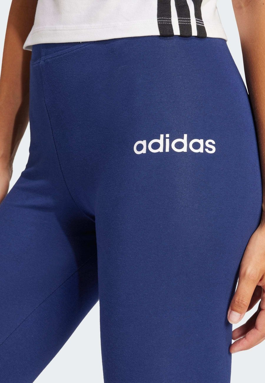 Леггинсы Adidas Sportswear LEG, Dark Blue White/Dark Blue — фото 3