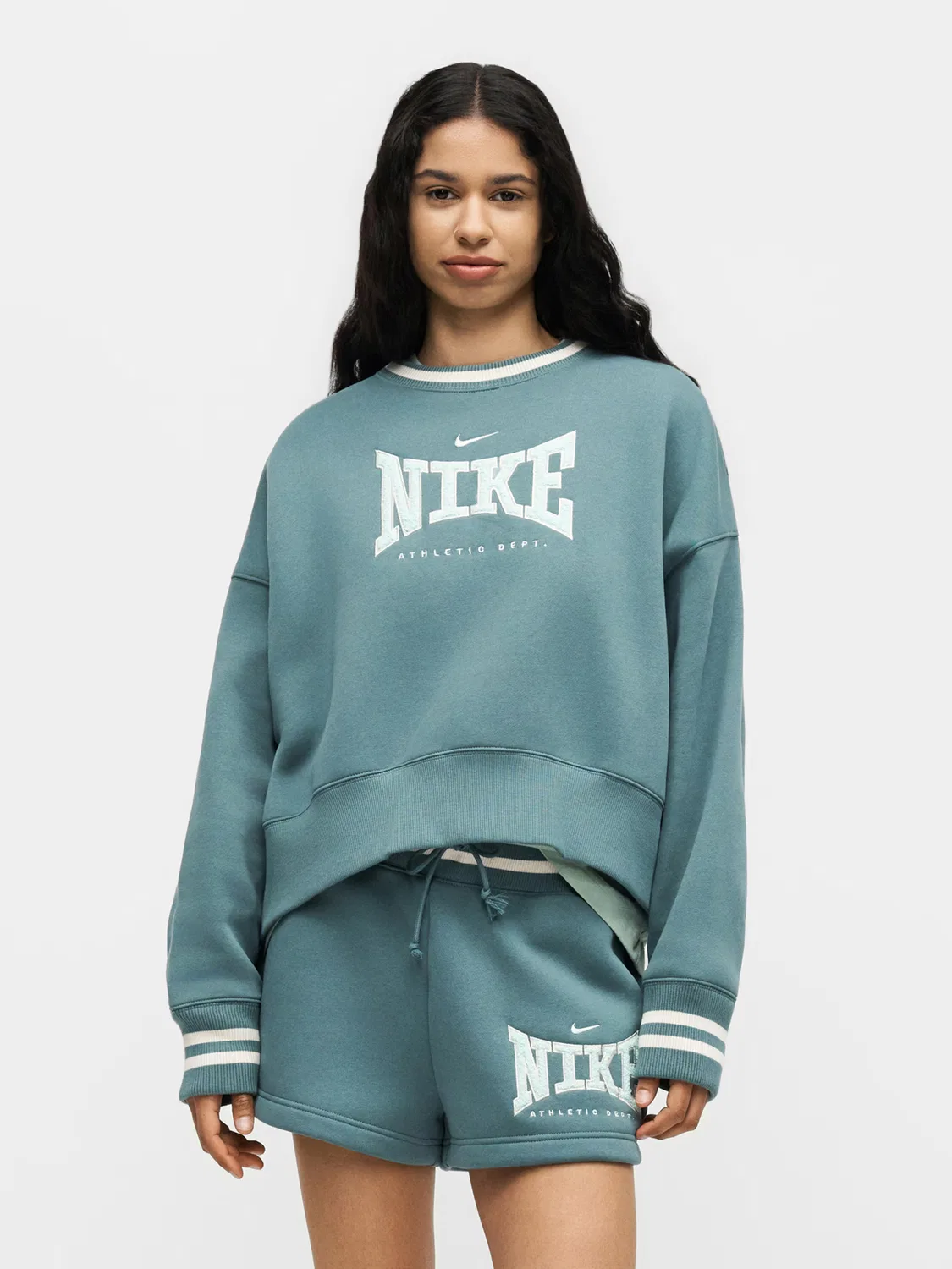 Толстовка 'PHX FLC' Nike Sportswear, Petrol/Mint — фото 2