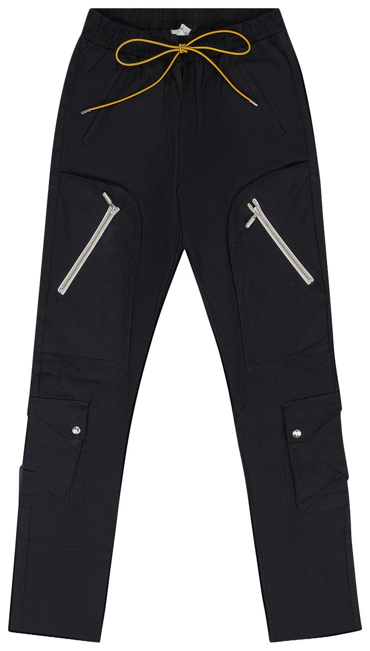 

Брюки-карго Rhude Twill Tape, черные