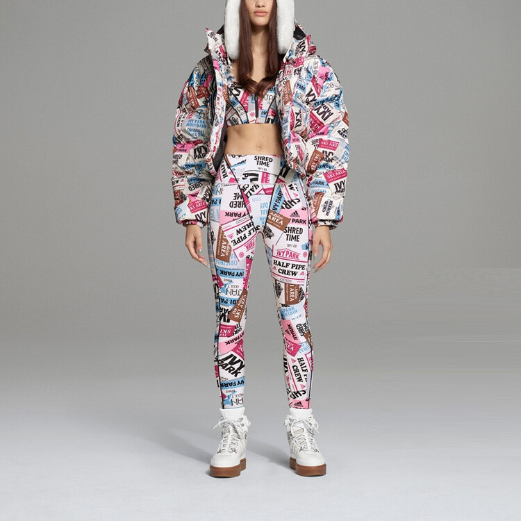 Пуховик унисекс многоцветный Adidas Originals, цвет Multicolor — фото 3