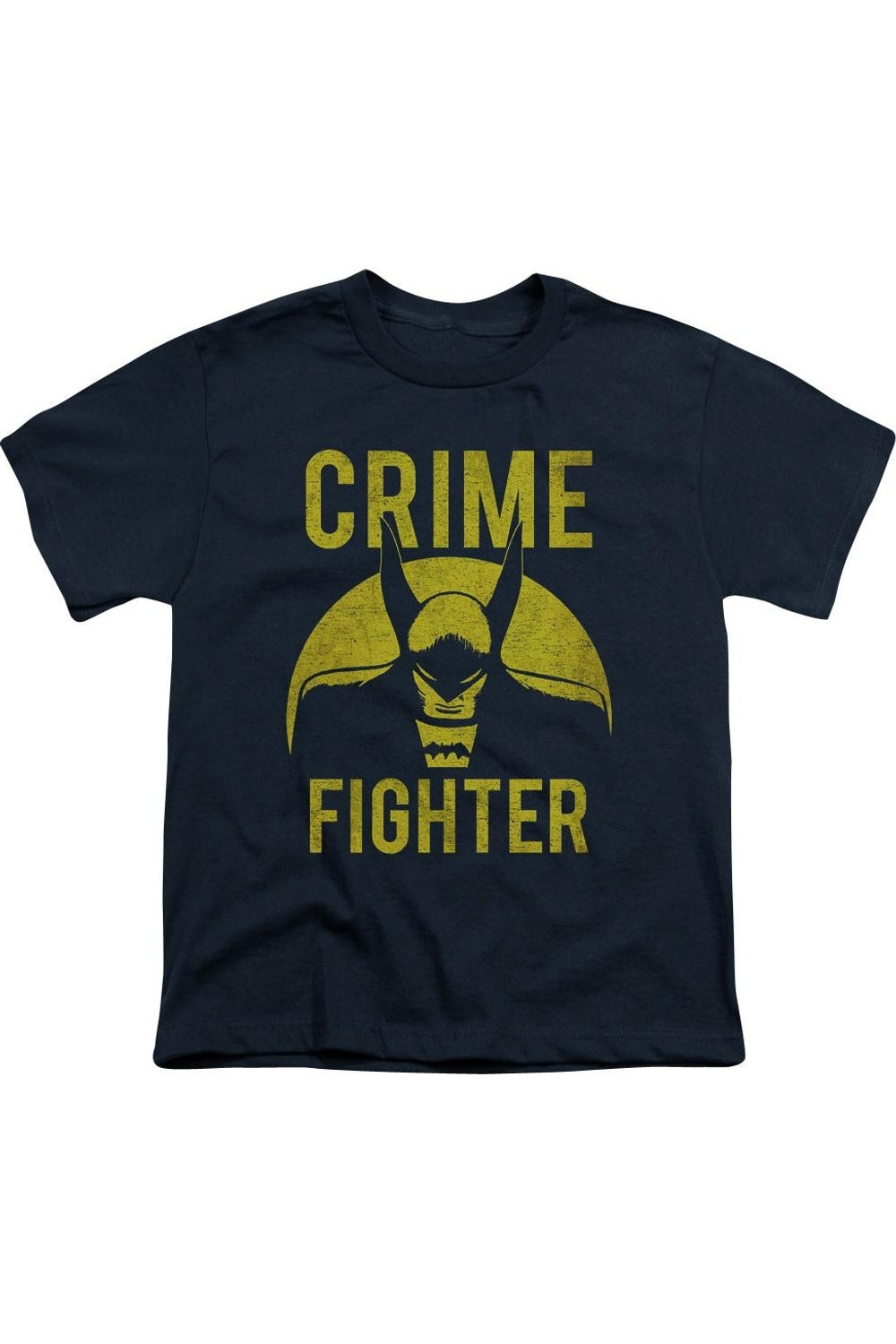 

Футболка с коротким рукавом для подростков DC Comics "Борьба с преступностью" Gildan, темно-синий