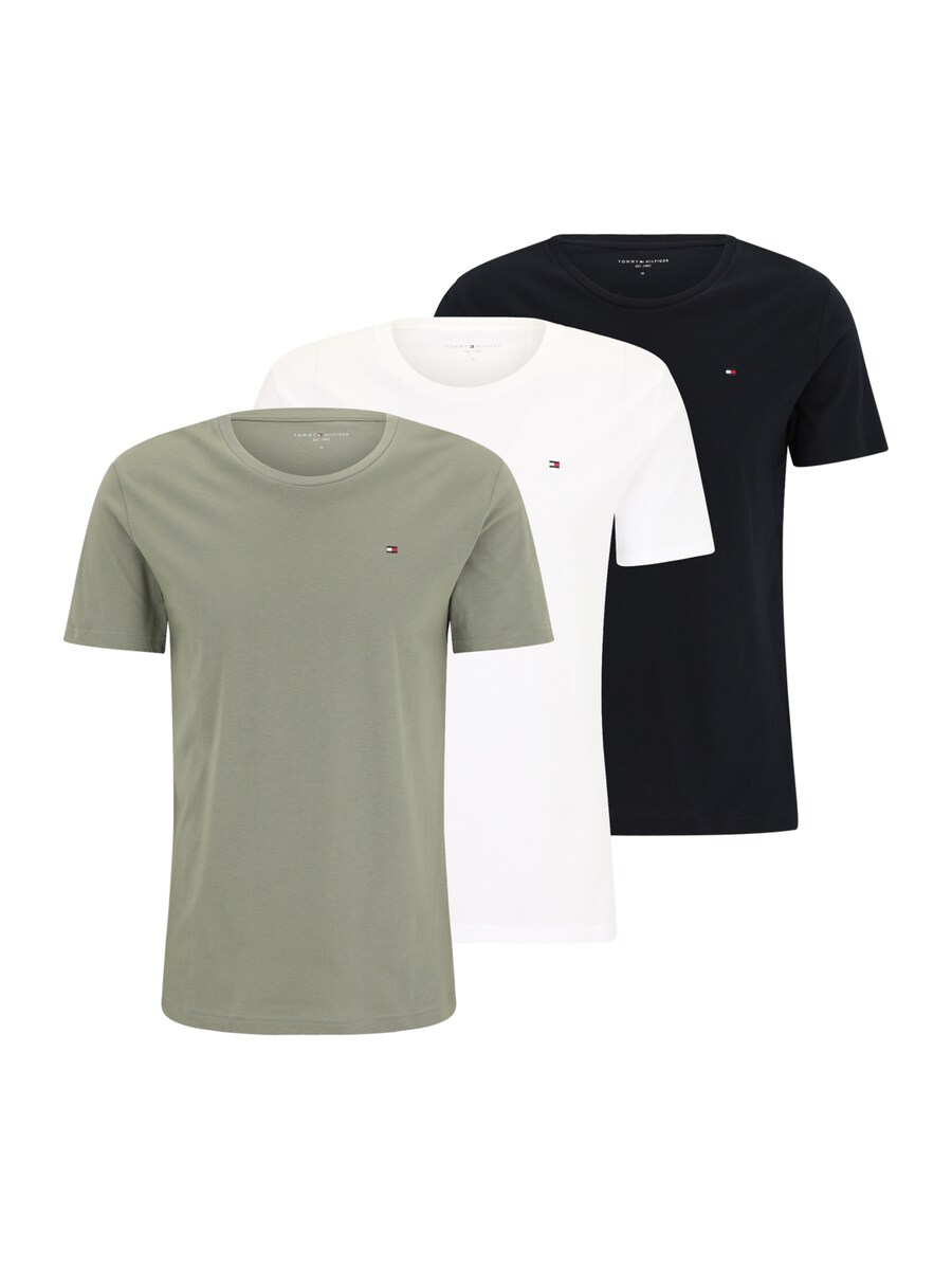 

Нижняя рубашка Tommy Hilfiger Underwear, хаки/черный/белый