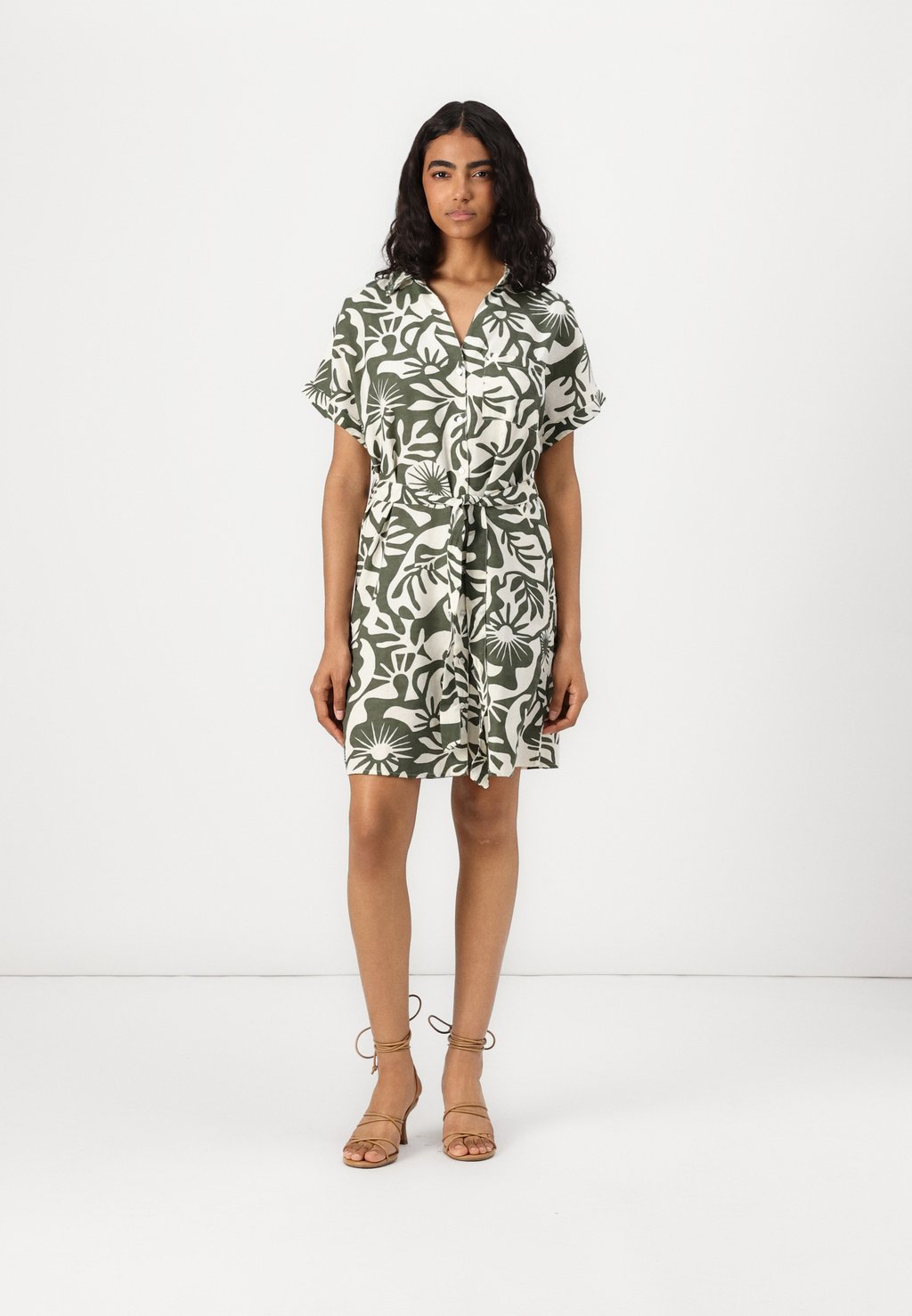 

Платье-рубашка ONLJAKIRI SHIRT DRESS ONLY, темно-зеленый