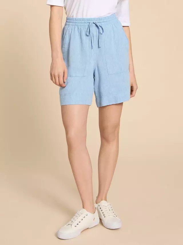 

Шорты White Stuff Elle Linen Blend, цвет chambray/blue