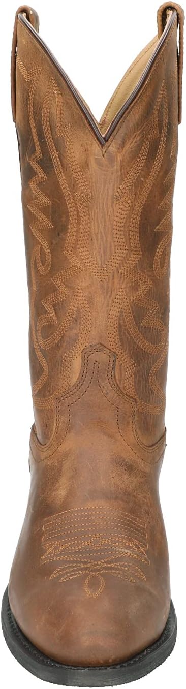 Мужские вестерн-бутсы Smoky Mountain Denver из коричневой масляной кожи 4034 Smoky Mountain Boots — фото 4