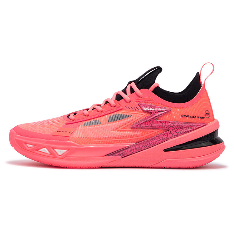 

Баскетбольные кроссовки BIG3 5.0 Pro Basketball Shoes Men Low-Top Fluorescent Begonia Pink / Obsidian Black 361°