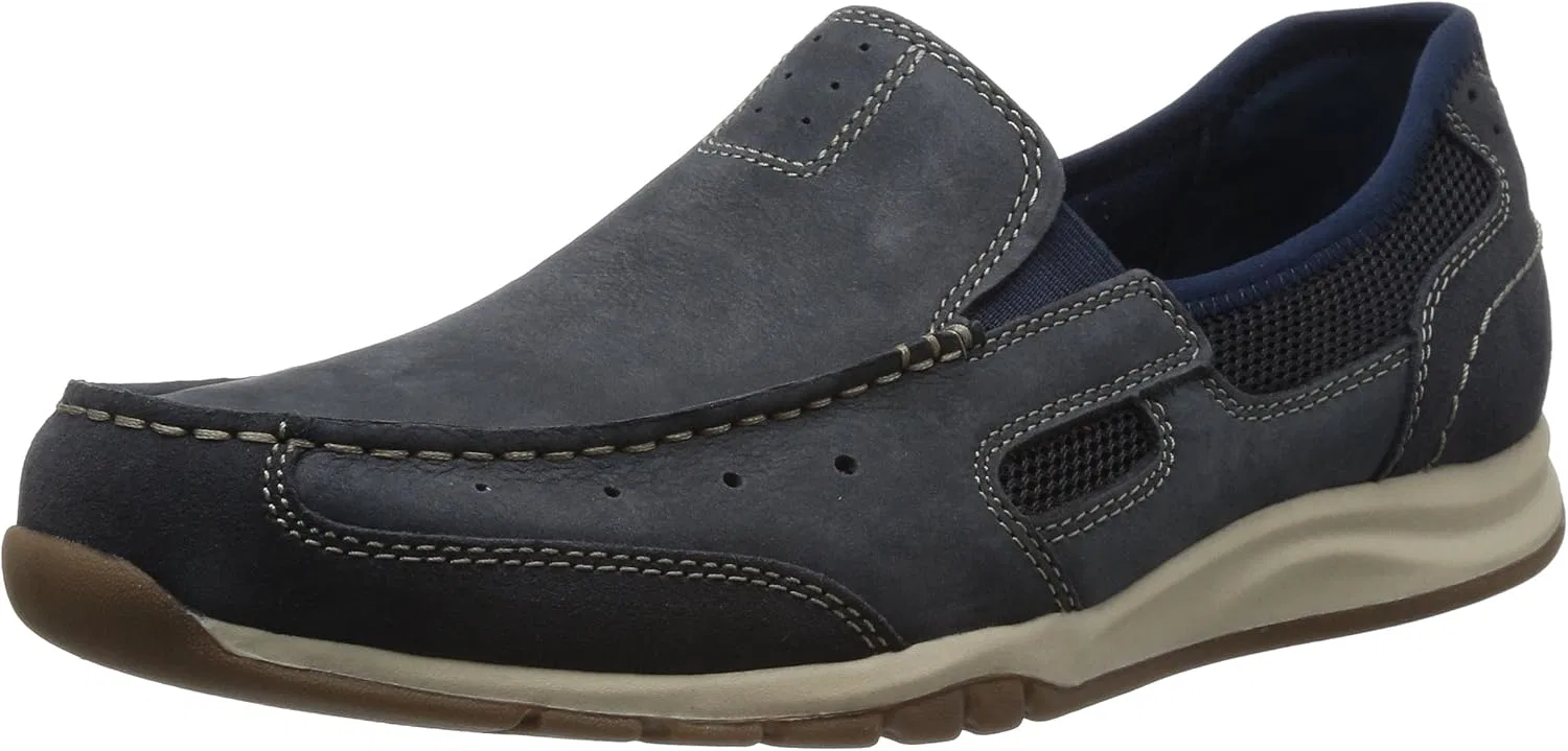 Ботинки Clarks Ramada из испанской нубуковой кожи, цвет табачный, Blue