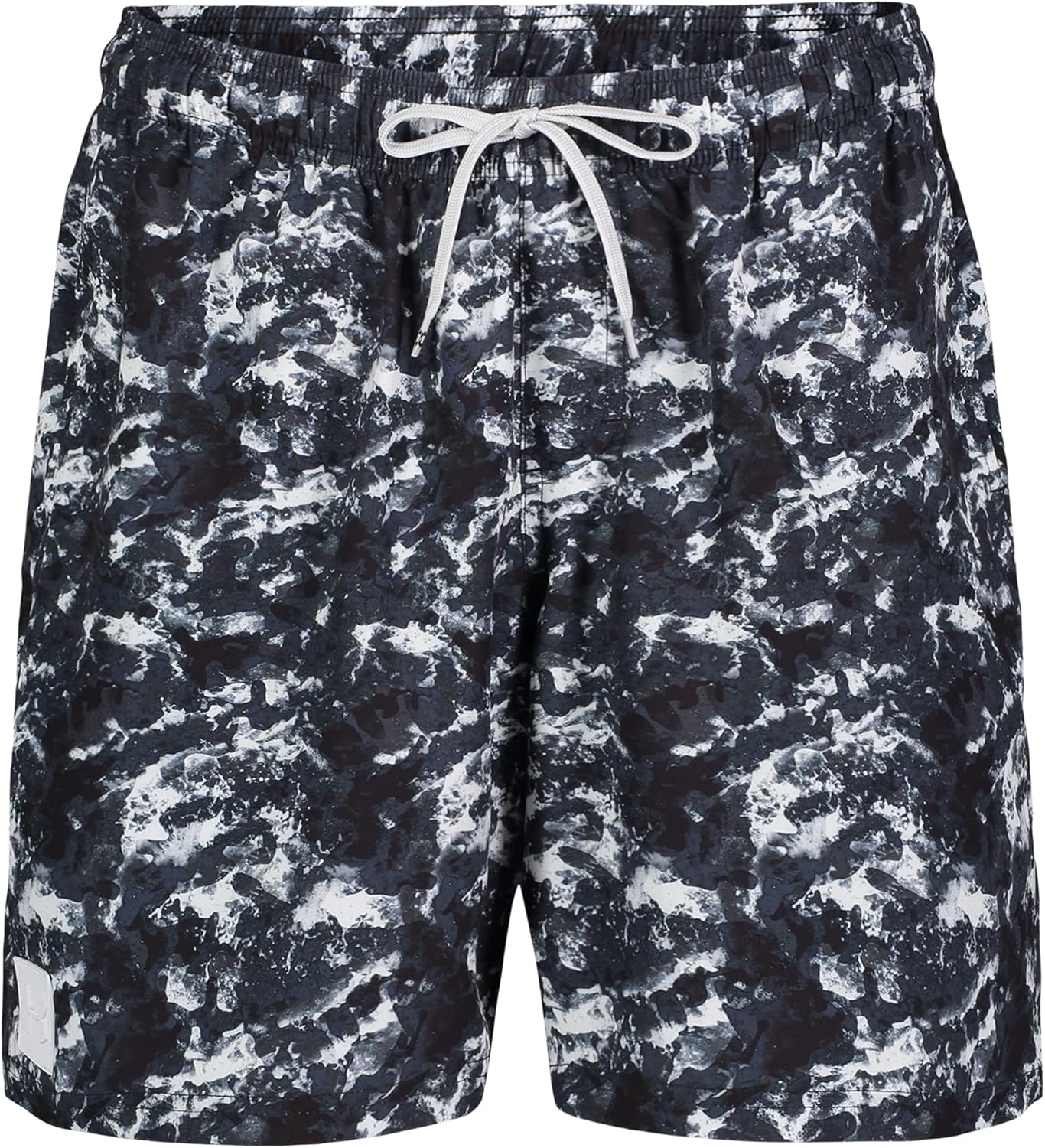 

Мужские шорты для плавания с электробордом Under Armour, затягивающиеся на шнурок и эластичный пояс сзади, быстросохнущие, Black Seafoam