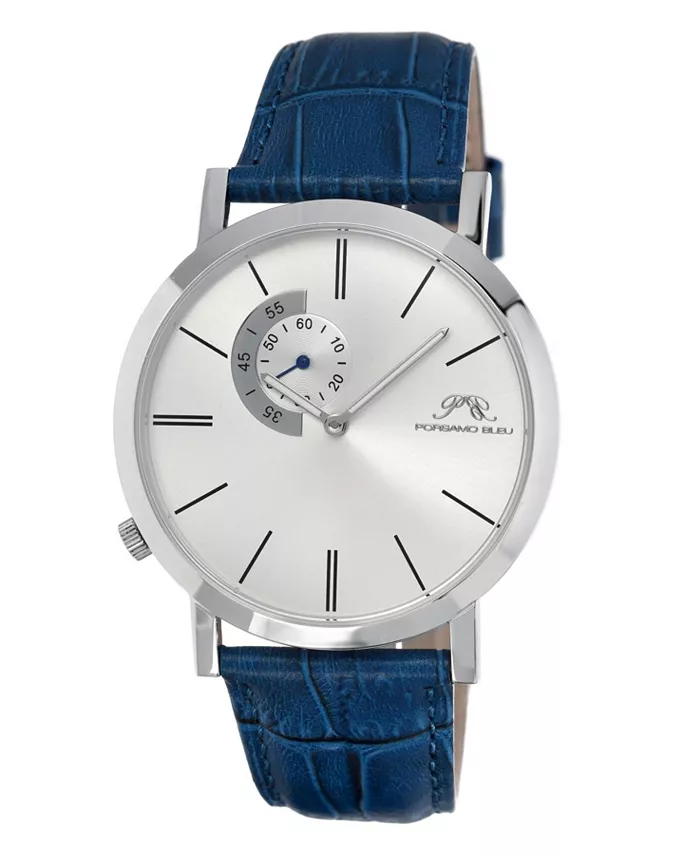 

Мужские часы Parker из натуральной кожи 831CPAL Porsamo Bleu, синий