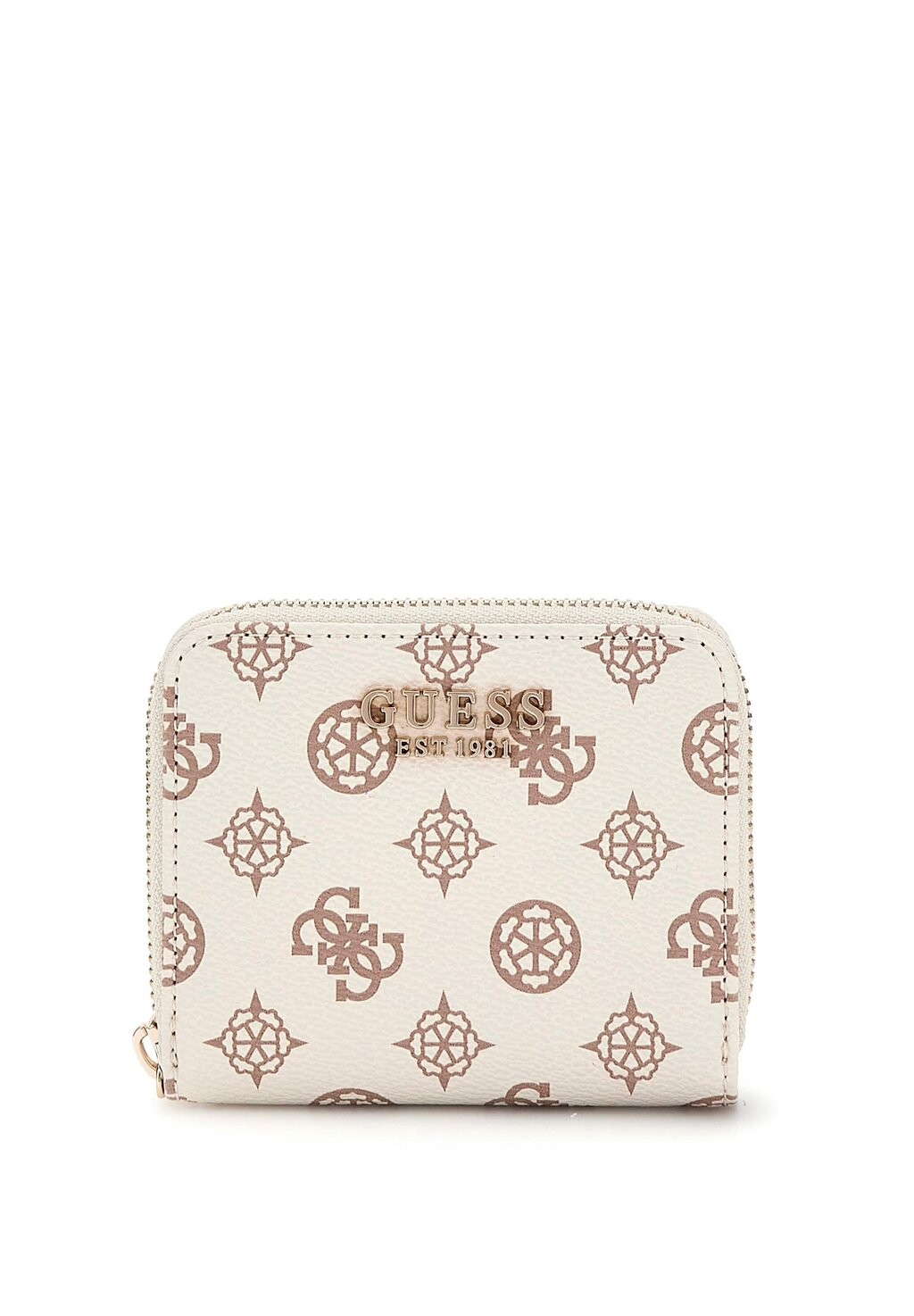 

Кошелек LAUREL SMALL ZIP AROUND Guess, кремовый