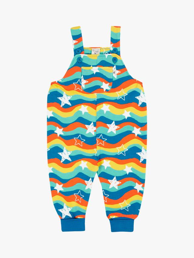 

Детские уютные комбинезоны с пастернаком Frugi, синий/разноцветный