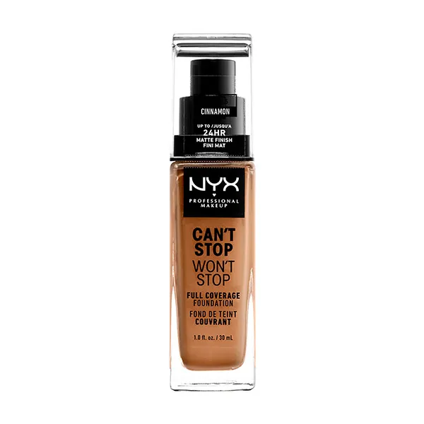 

Составляют основу Can't Stop Won't Stop Foundation Nyx Professional Make Up, цвет pale