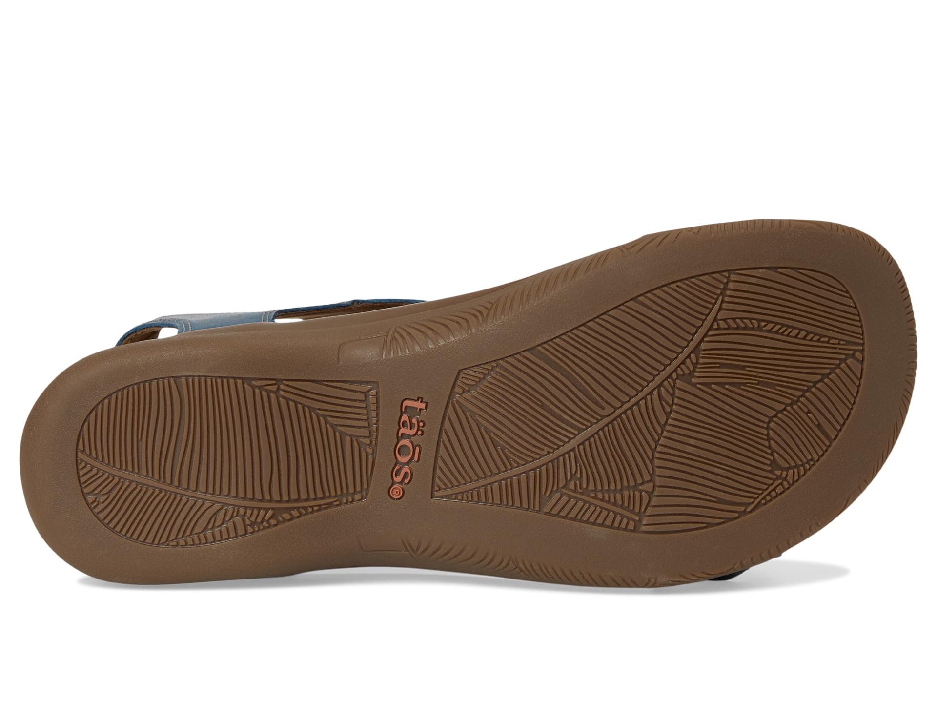 Сандалии Taos Footwear The Show, Petrol Blue Leather — фото 3