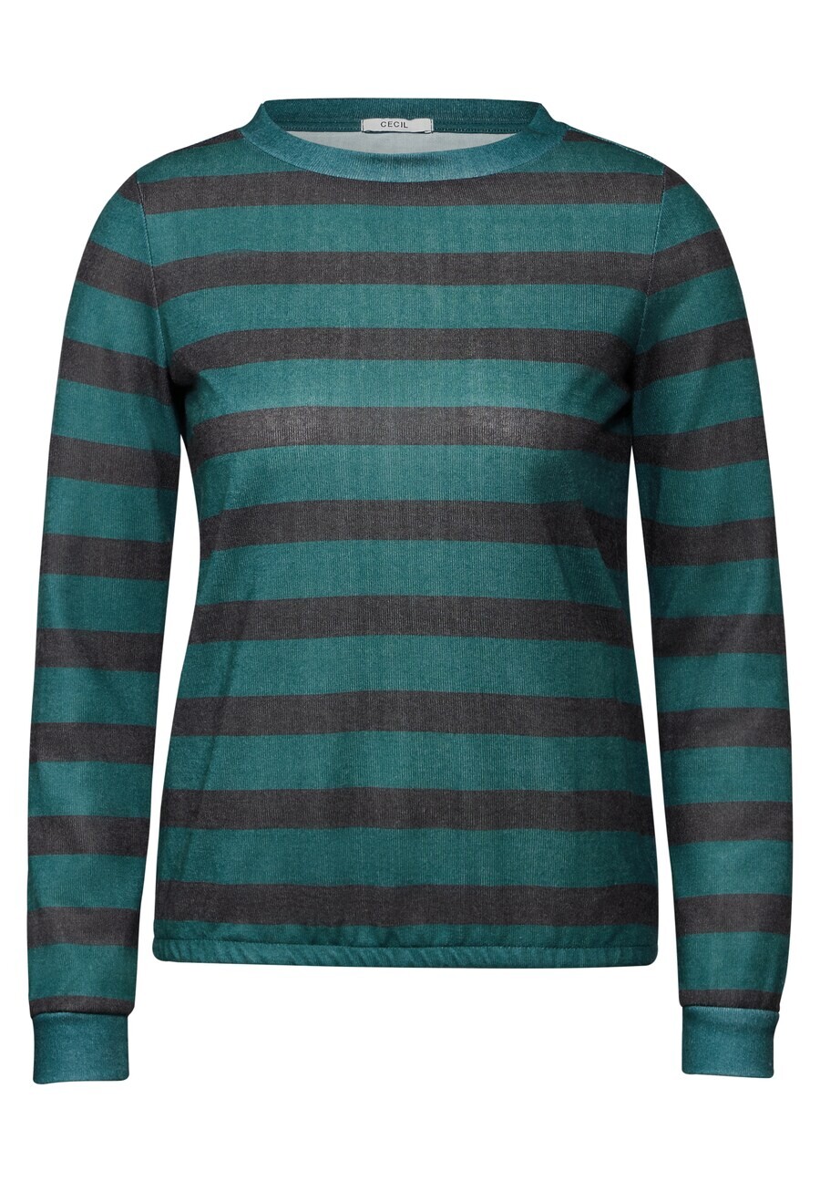 

Лонгслив CECIL Shirt, цвет mottled green