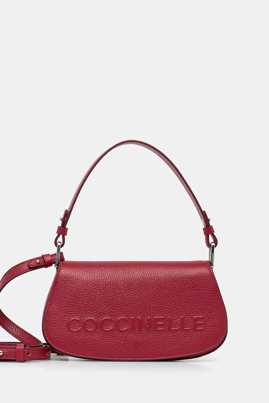 

Кожаная сумка Coccinelle, бордовый