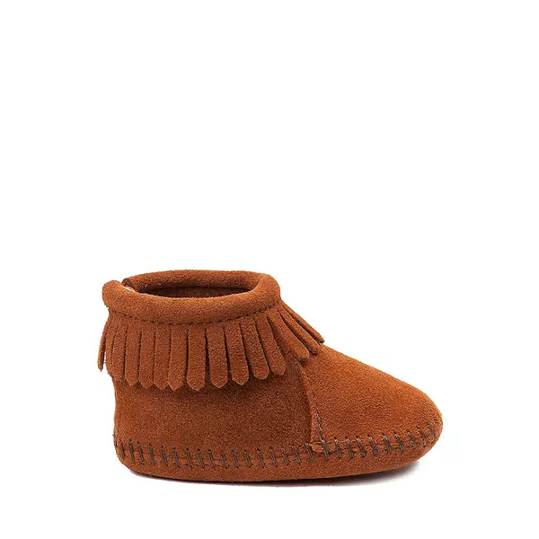 

Ботинки Minnetonka Back Flap Bootie, коричневый